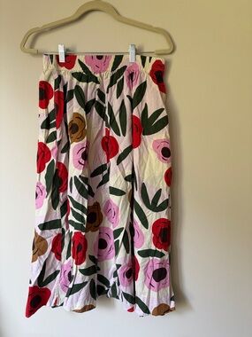 Uniqlo Marimekko Floral Skirt with Pockets